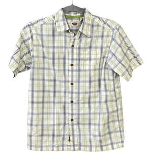 Canyon River Blues Boy Shirt Plaid Checkered  Button Down Size M